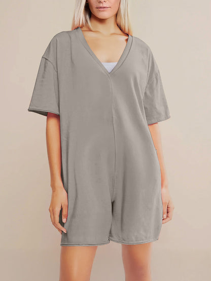 Oversized Tee Romper - Maternity & Postpartum