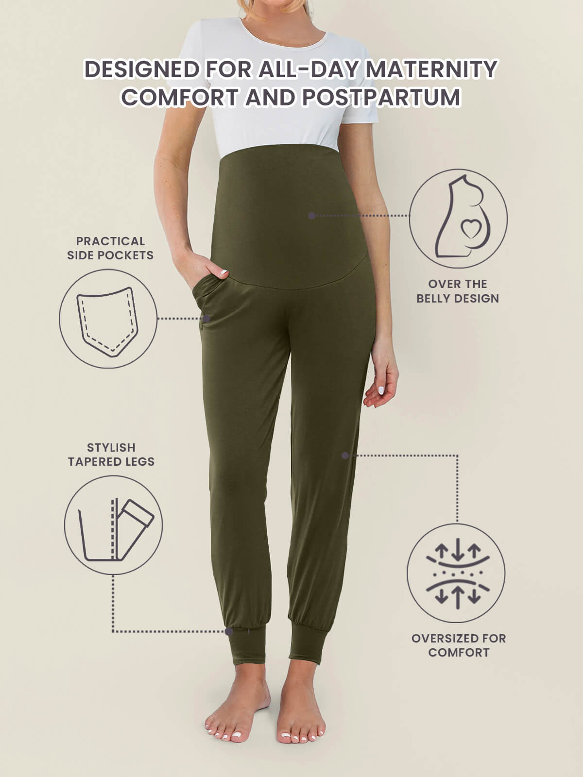 Cloud Pants Joggers - Maternity & Postpartum