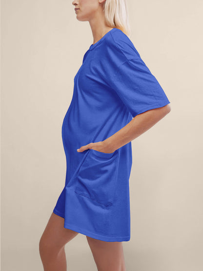 Oversized Tee Romper - Maternity & Postpartum
