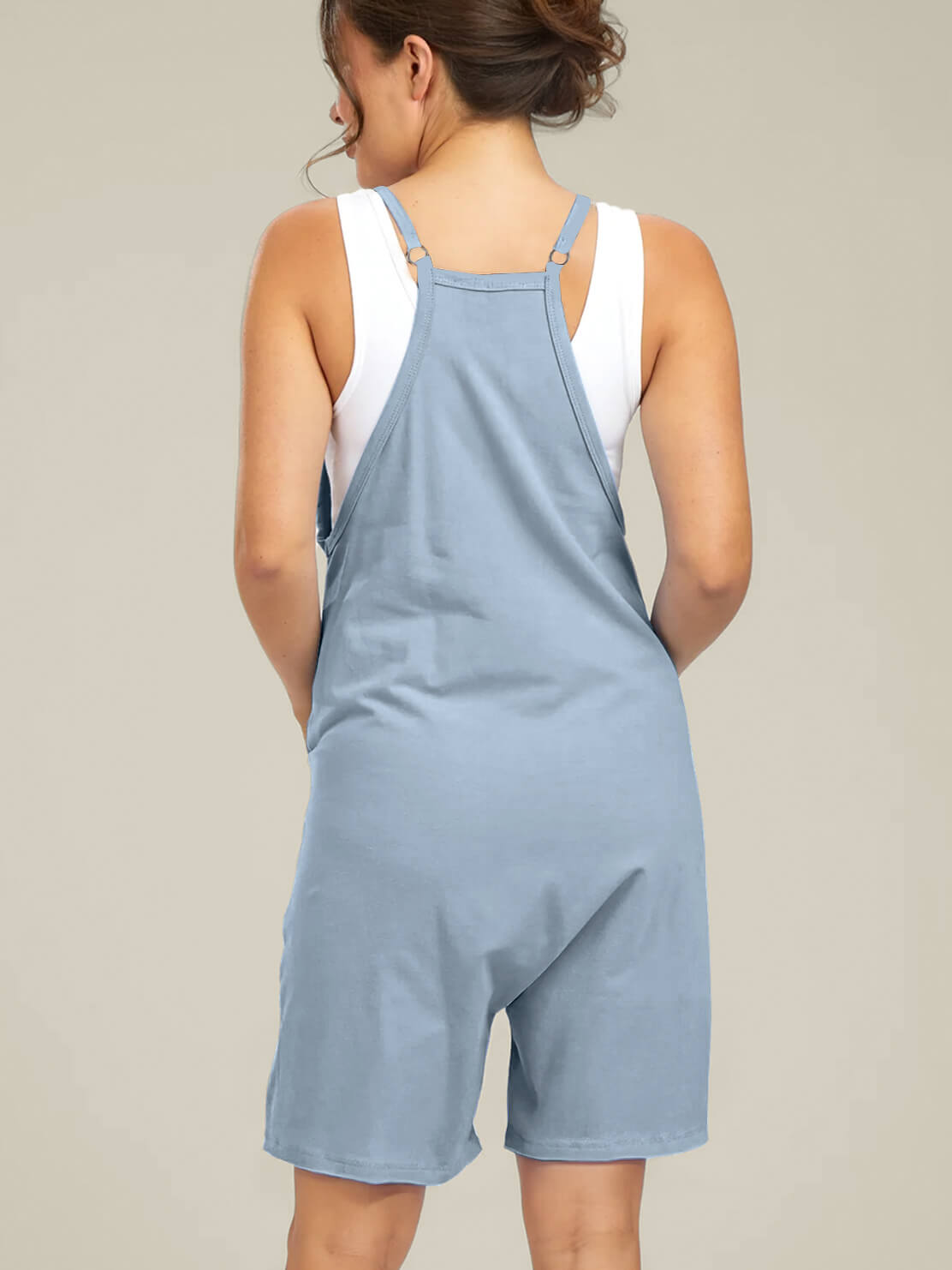 Oversized Jumpsuit Shorts - Maternity & Postpartum
