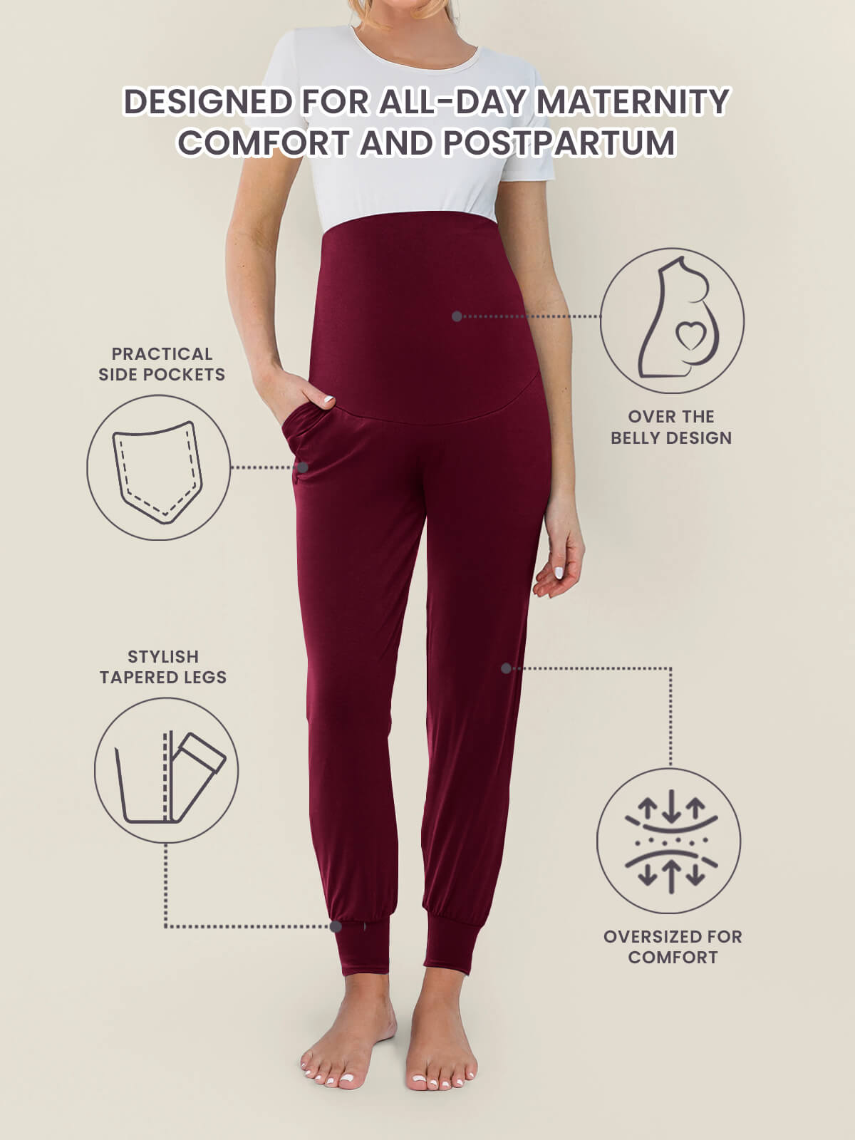 Cloud Pants Joggers - Maternity & Postpartum