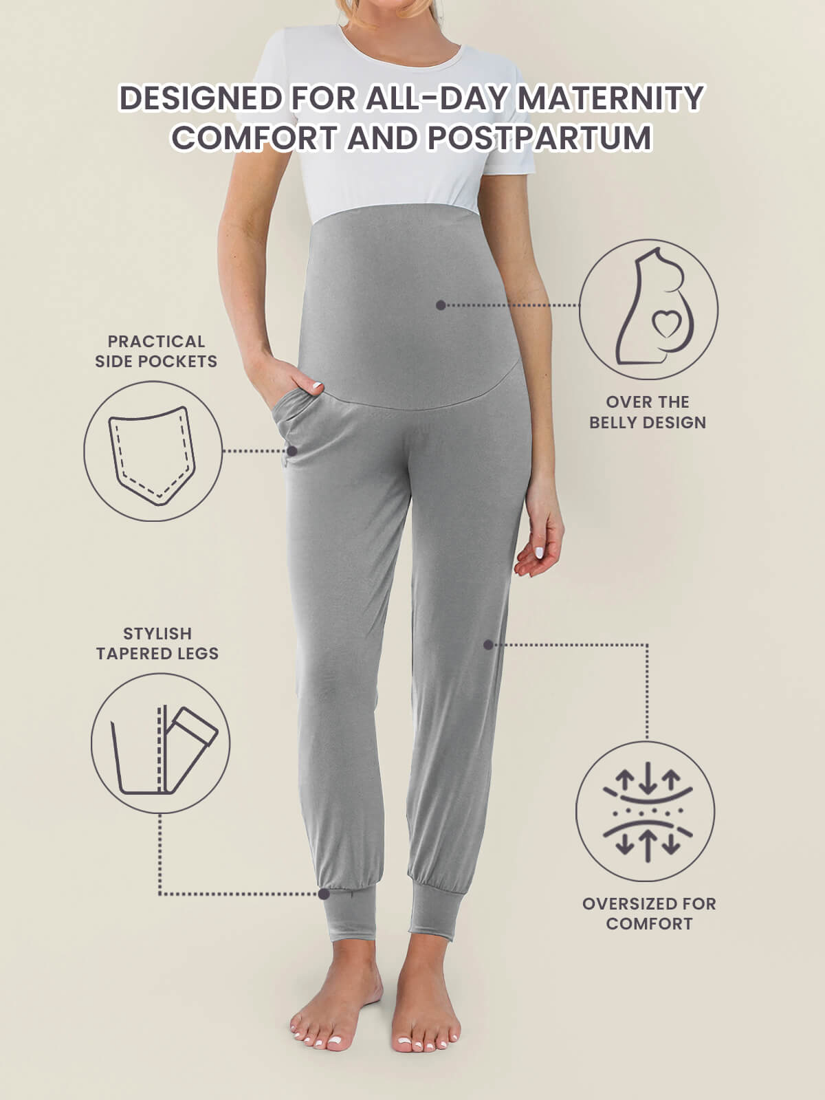 Cloud Pants Joggers - Maternity & Postpartum