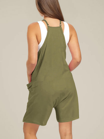 Oversized Jumpsuit Shorts - Maternity & Postpartum