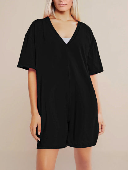 Oversized Tee Romper - Maternity & Postpartum